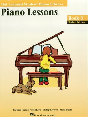 cover image of Piano Lessons Book 3  Edition (Music Instruction)
